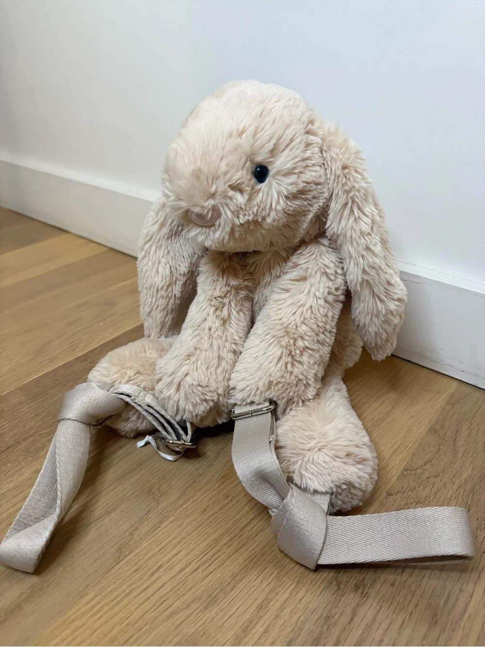 Jellycat Smudge Rabbit Bunny Backpack Authentic